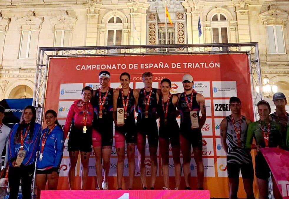 CAMPEONES DE ESPAÑA POR EQUIPOS ÉLITE MASCULINO Y FEMENINO Y SUB23 MASCULINO Y FEMENINO EN EL CTO DE ESPAÑA DISTANCIA OLÍMPICA